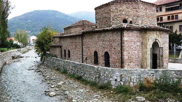 De Alauddin-moskee Tetovo Macedonie