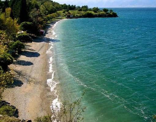 De mooiste stranden van het Ohridmeer Gradishte Beach